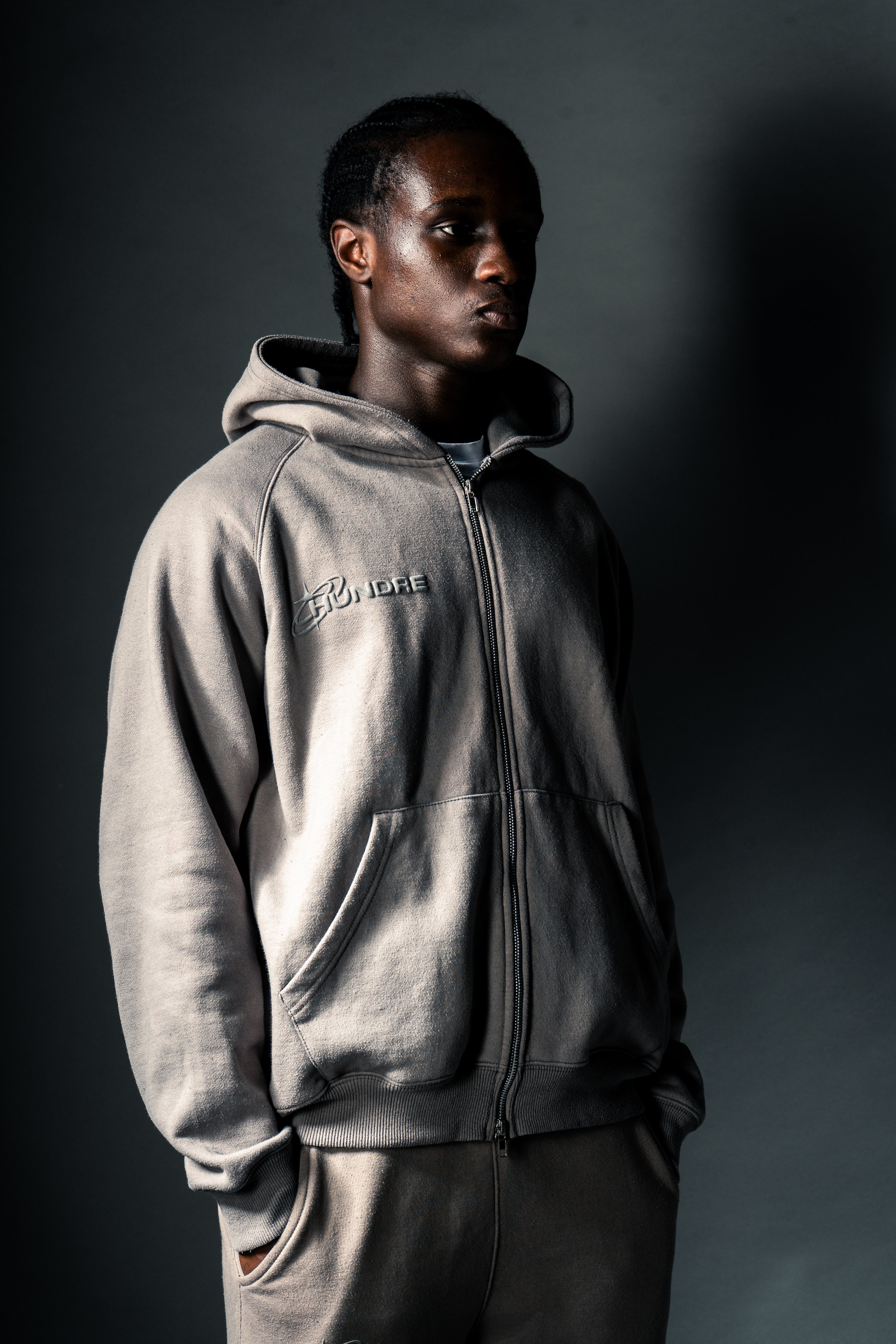 HUNDRÉ SMOKE GREY TRACKSUIT